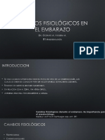 Cambios Fisiologicos en El Embarazo