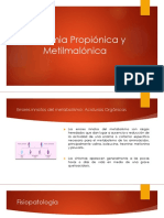 Acidemia Propiónica y Metilmalónica