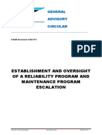 GAC-011 - Establishment and Oversight of A Reliability Program and Maintenance Program Escalation