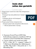 Dosis Obat Anak, Obesitas Dan Geriatri