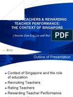 Rating Teachers & Rewarding Teacher Performance: The Context of Singapore