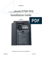 Mitsubishi D700 VFD Installation Guide V1.0.2
