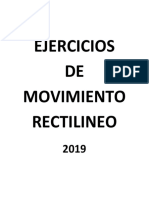 Movimiento Rectilineo 2019