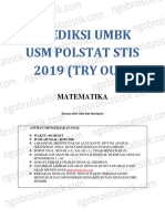 Prediksi Umbk Usm Polstat Stis 2019 PDF