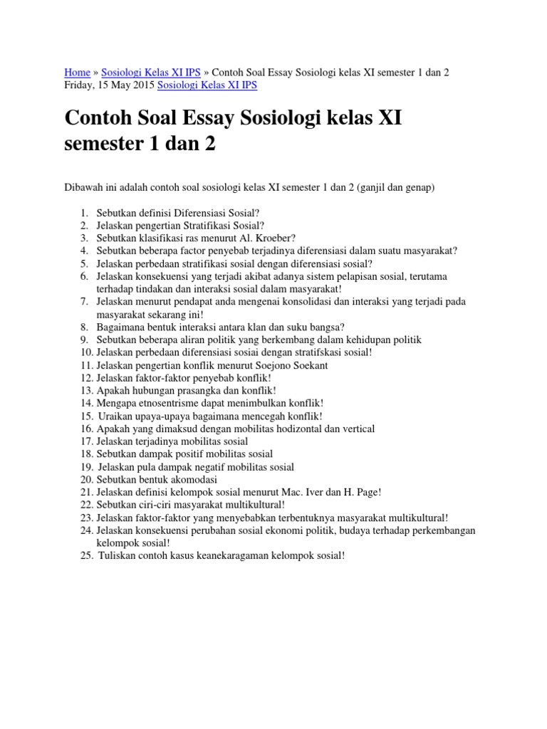 Essay