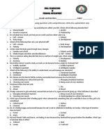 Directions: Read and Analyze The Following Questions With Comprehension. Write The Capital Letter Only