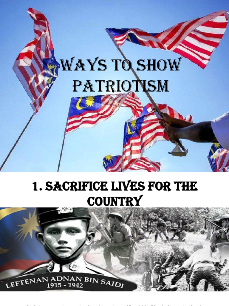 Ways to Show Patriotism | PDF