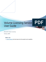 Volume Licensing Service Center User Guide: What's New