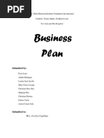 Business Plan: Dr. Rath Memorial Institute Foundation Incorporated Cambite, Tomas Oppus, Southern Leyte