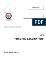 Gold Seal Sample Practice Exam Questions