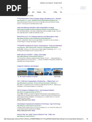 Cribbing Sea Ships