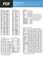 Chart of Standard Can Sizes | PDF | Ounce | Pound (Mass)