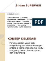 DELEGASI Dan SUPERVISI