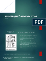 BIODIVERSITY AND EVOLUTION: EVIDENCE FROM FOSSILS