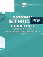 2017 National Ethical Guidelines For Health and Health-Related Research PDF