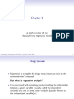 Regression Model Overview