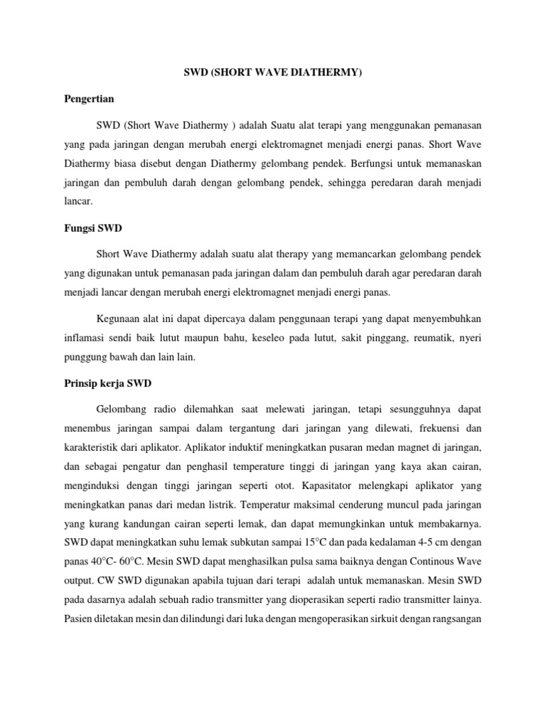 SWD | PDF
