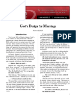 Gods Design for Marriage