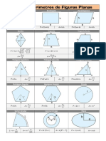 Áreas, Perímetros y Volúmenes Fórmulas PDF