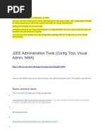 J2EE Administration Tools (Config Tool, Visual Admin, NWA)