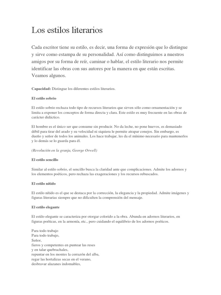 Tipos y estilos de la literatura | PDF | Razonamiento inductivo | Science