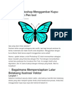 Tutorial Photoshop Menggambar Kupu