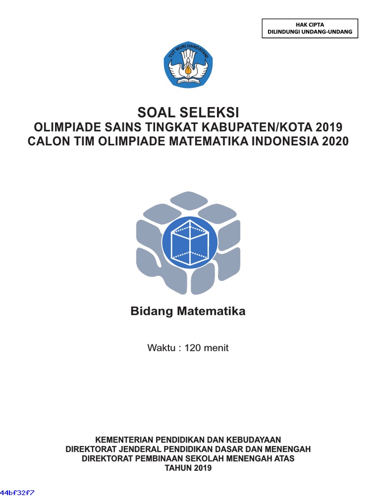 Soal Osk Matematika Sma 2022
