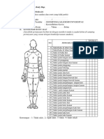 Kuesioner Nordic Body Map