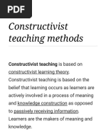 Constructivist Teaching Methods - Wikipedia