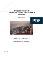 Introduction in Offshore Hydromechanics (OT3600) : First Edition