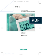 Estimulador de Nervio Periferico User Manual PDF