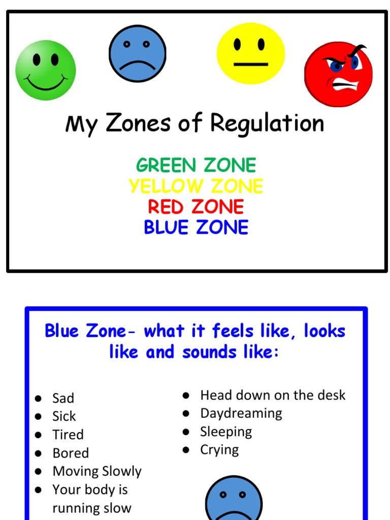 Zones Of Regulation Pdf