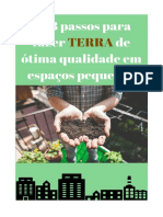 8 Passos para se ter terra de qualidade