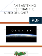 Razones Por Las Que No Se Puede Viajar o Inclusive Superar La Velocidad de La Luz