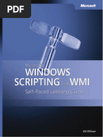 MS Windows Scripting With WMI PDF