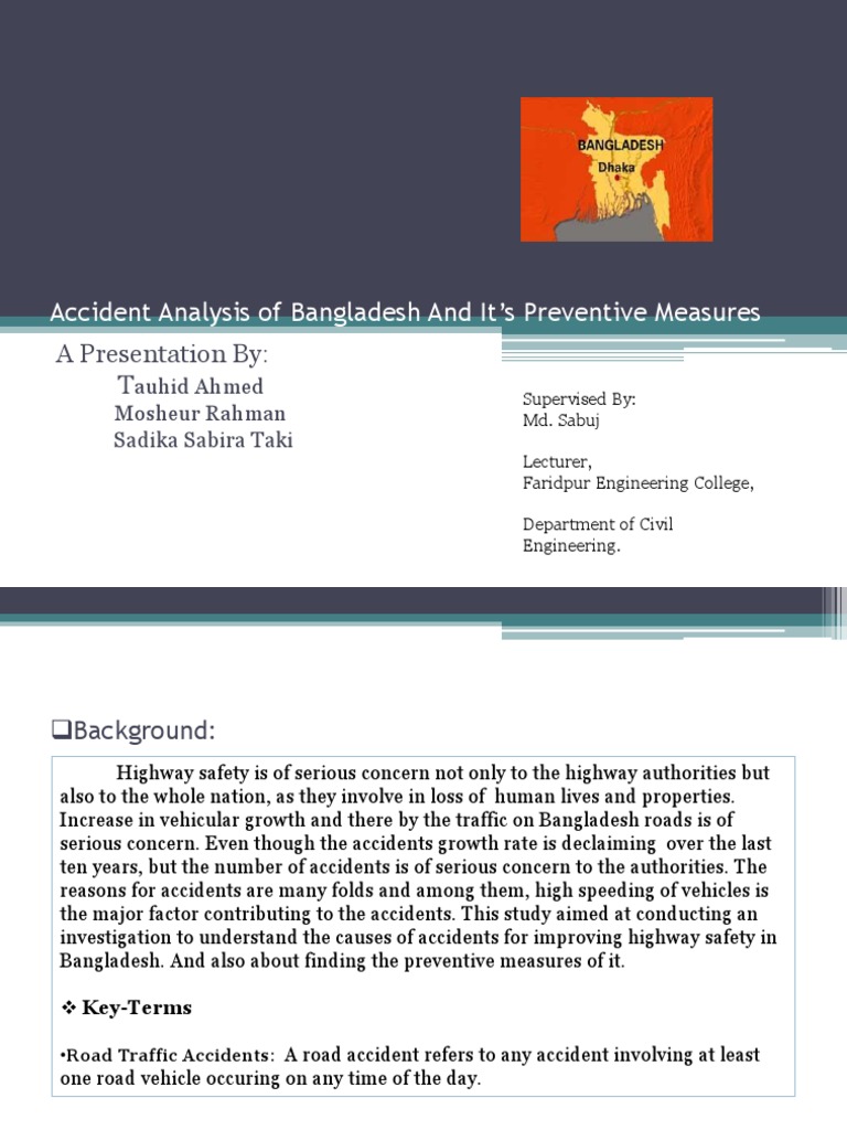 Road Safety Solutions for Bangladesh | PDF | Traffic Collision | Road ...