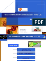 Glaxosmithkline Pharmaceuticals India Ltd. An Overview.: Prepared by - Umesh Gajra. Roll No. 1, Batch I