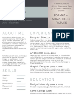 RESUME sample