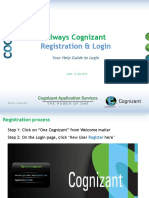 Always Cognizant: Registration & Login