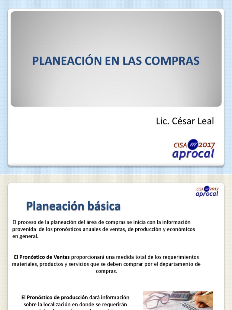 Planeación Efectiva en Compras Empresariales | PDF | Presupuesto ...