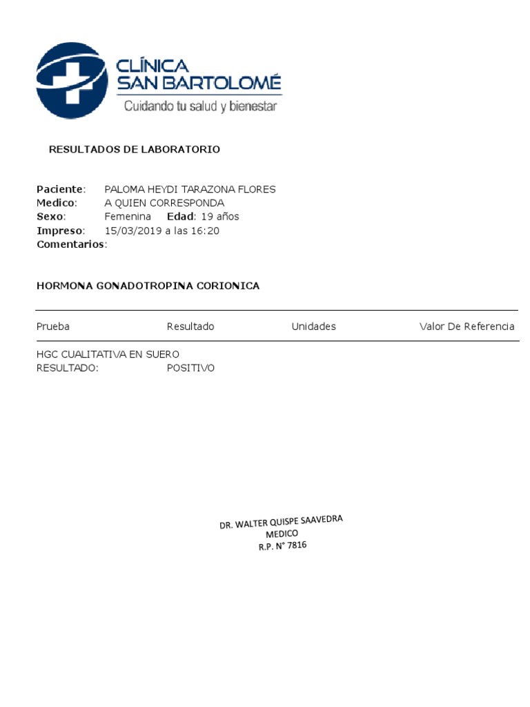 Resultados De Laboratorio Docx
