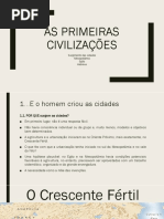 As Primeiras Cidades Mesopotâmia Egito Hebreus