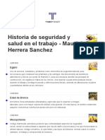 Historia de Seguridad y Salud en Le Trabajo