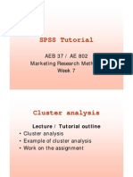 SPSS Cluster Analysis Tutorial