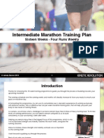 Intermediate Marathon Program - 16 Weeks - Plus Strength Workouts