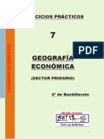 Ejercicios Prácticos Cuaderno de Ejercicios Geografía Económica (Sector Primario) 2º de Bachillerato