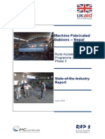 Machine Fabricated Gabions-Industry Visit Report 0 PDF