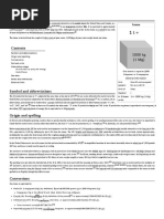 Tonne: Symbol and Abbreviations Origin and Spelling Conversions Derived Units Alternative Usage