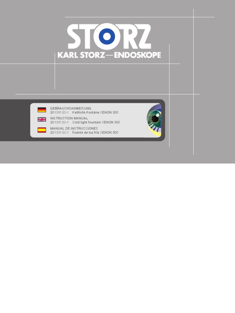 Fuente De Luz Karl Storz 20133120 Pdf Pdf