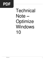 XD Win10 Optimization Guide